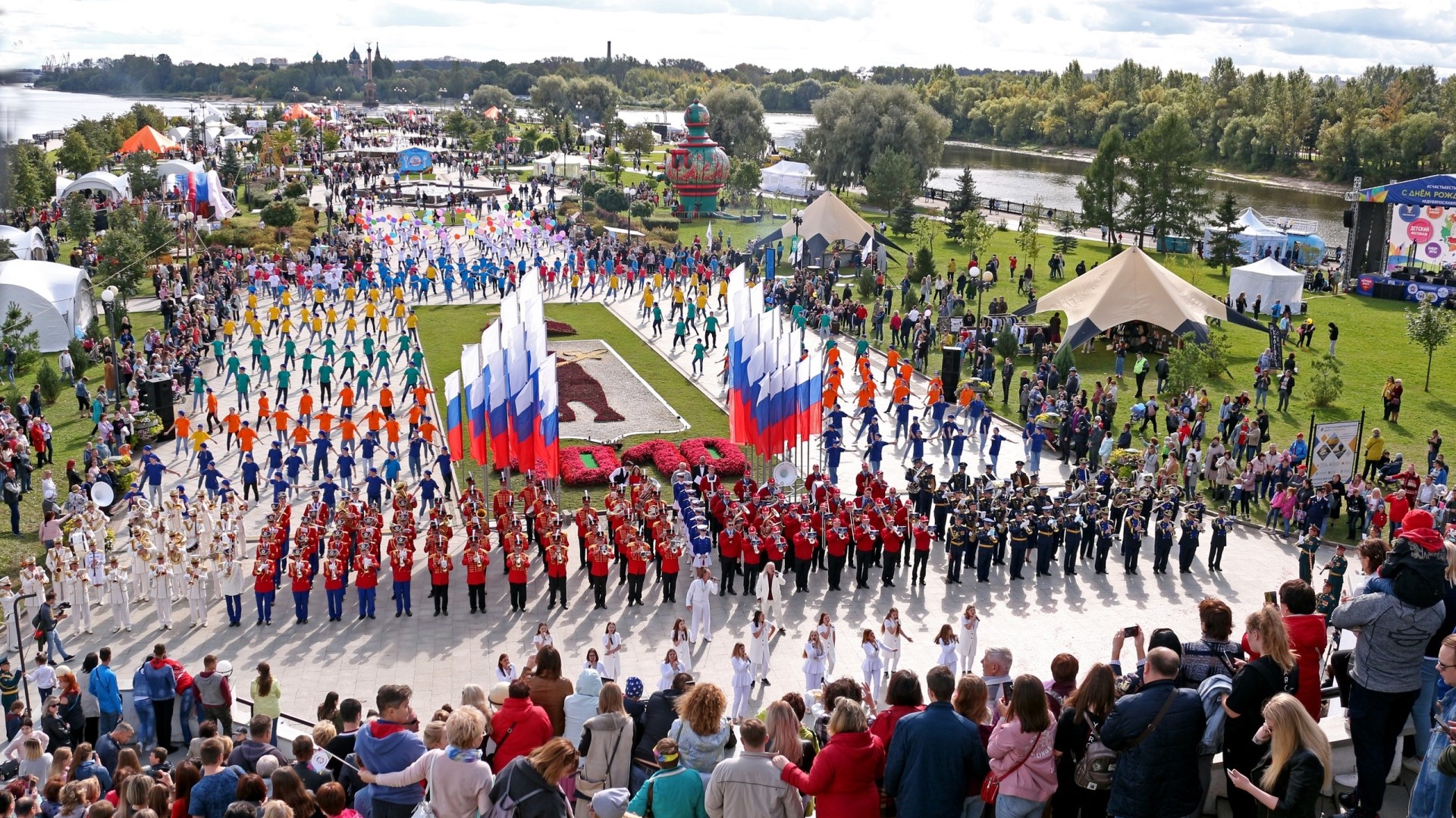 The grand opening ceremony of the Celebration of the 1010th anniversary of Yaroslavl
